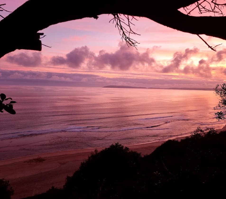 180ยฐ coastal view from Gulls' Way garden, Keurboomstrand
